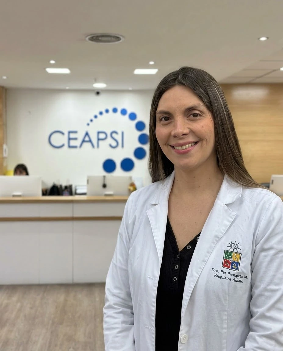 Dra. Pía Prenafeta en la recepción del Centro CEAPSI